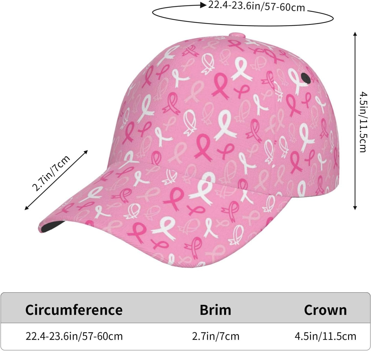 Baseballkappen mit rosa und we – Golf Cap Dad Bewertung und Preis