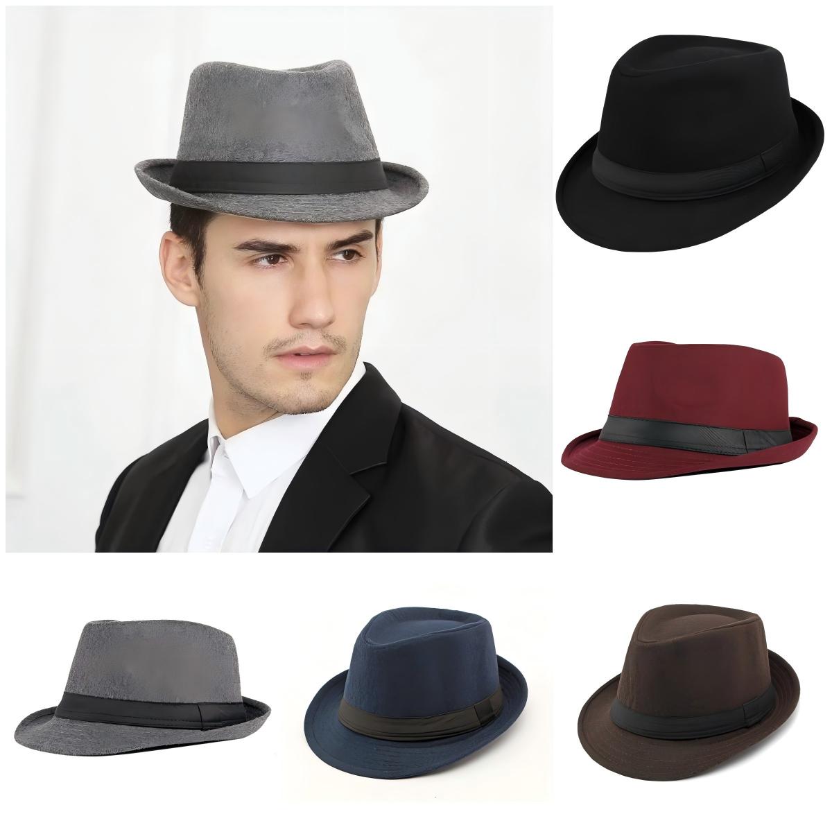 Hut für Männer, neuer Herbst-W – Fedora Hat Wool Bewertung und Preis