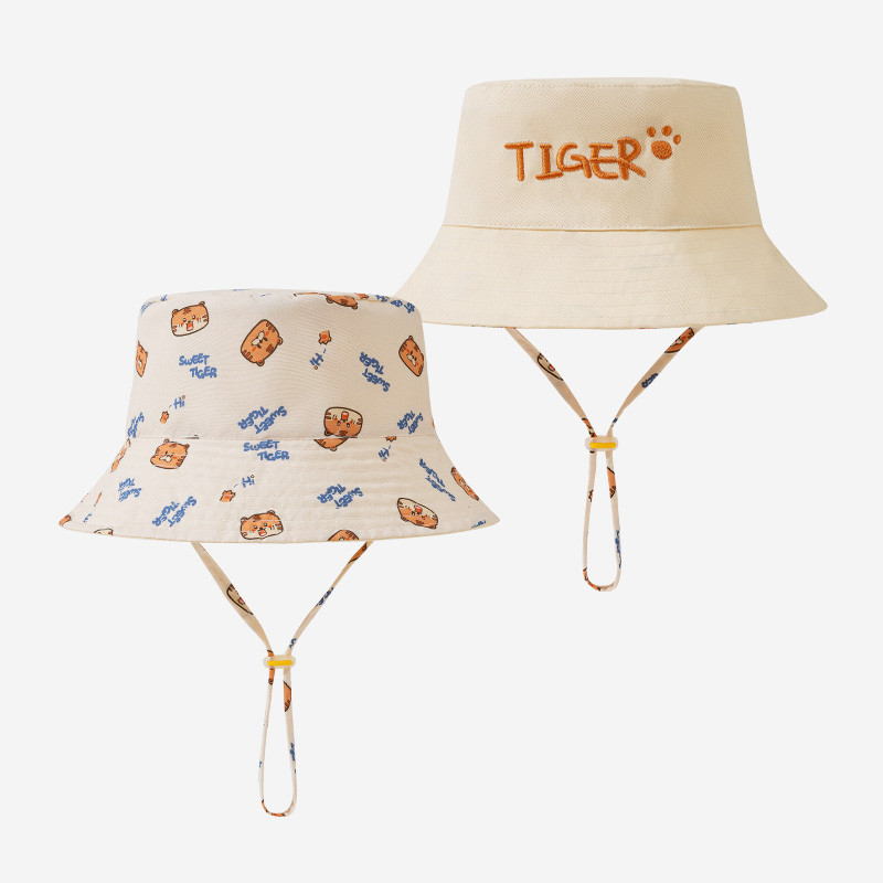 Buchstaben-Bestickter Baby-Fis – Bucket Hat Cotton Bewertung und Preis