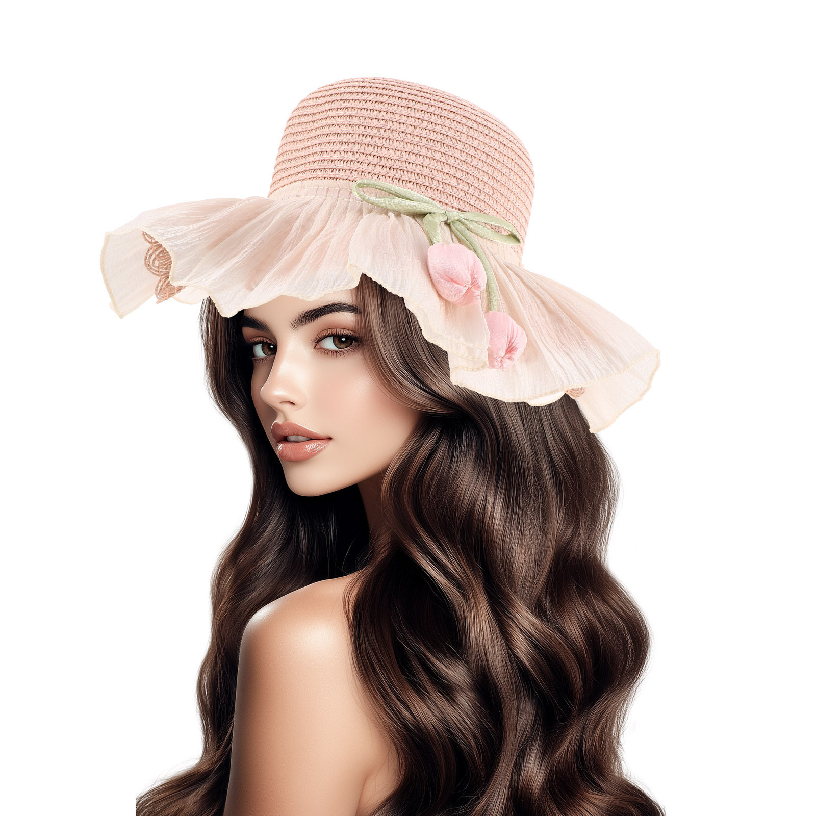 Sommer-Strohhut für Mädchen, b – Sun Hat Wide Brim Bewertung und Preis