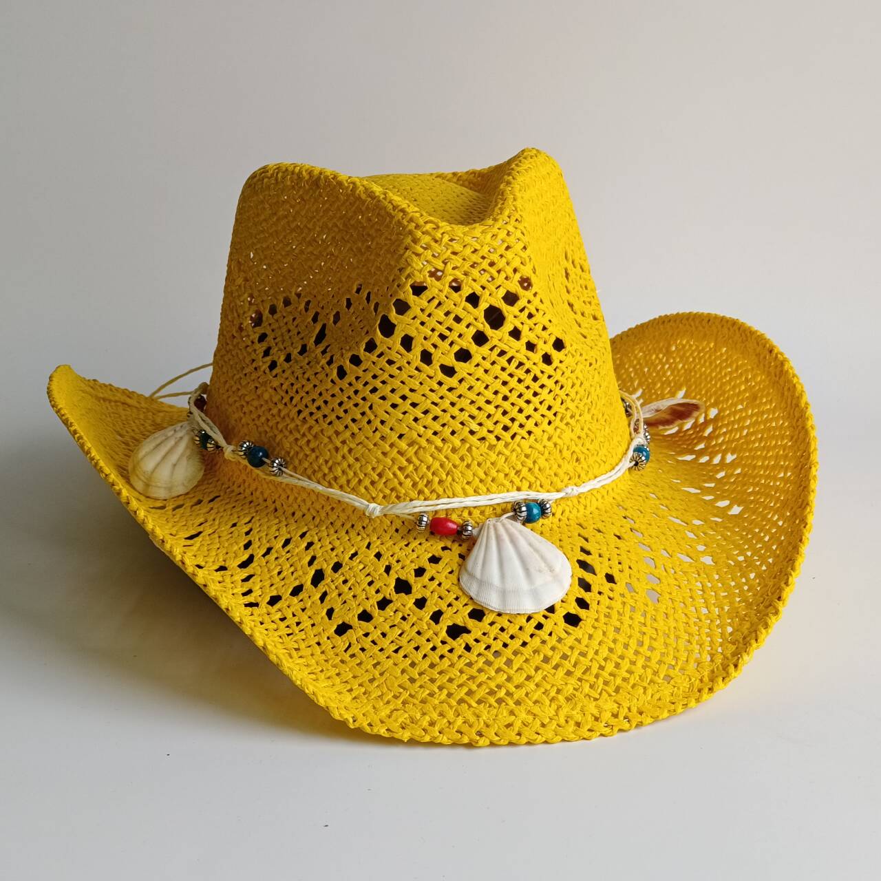 Hellgelbe Cowboy-Strohhüte für – Cowboy Hat Straw Bewertung und Preis