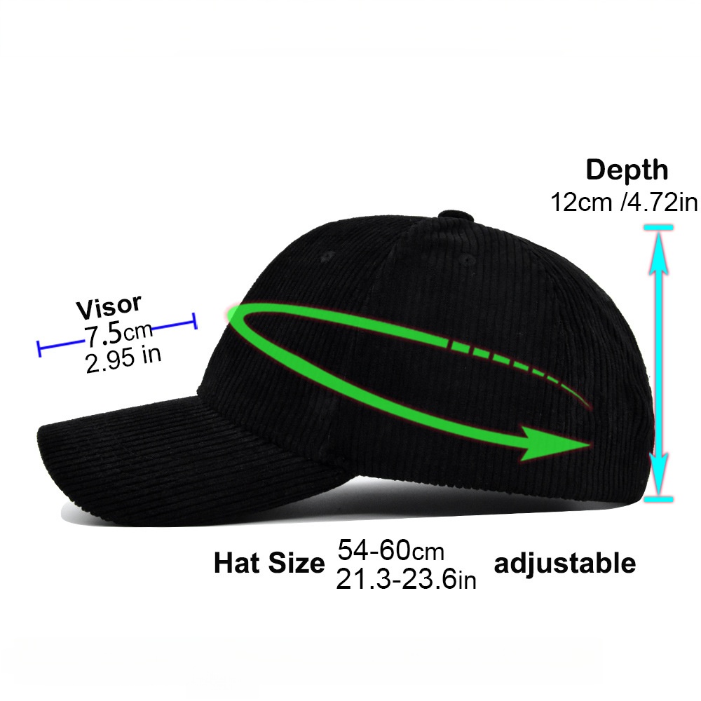 Cord-Trucker-Mütze Unisex 5-Pa – Corduroy Cap 5 Panel Bewertung und Preis