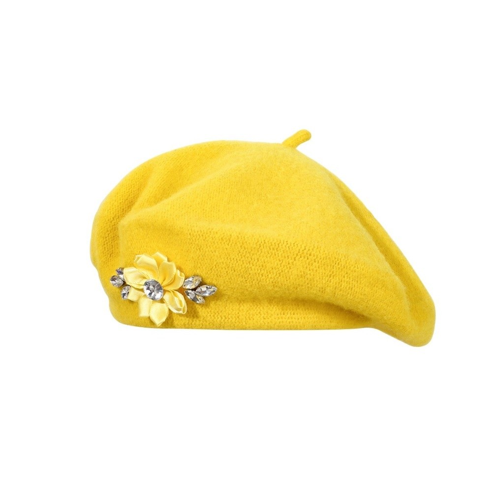 Modische Einfarbige Woll-Baske – Beret French Wool Bewertung und Preis