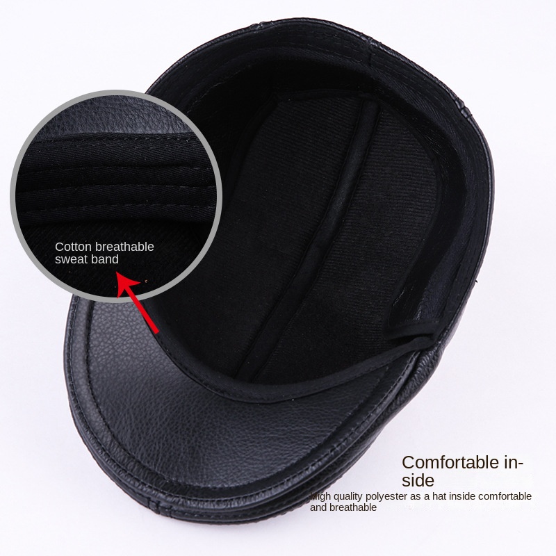Echtes Rindsleder Herren Baske – Baseball Cap Structured Bewertung und Preis