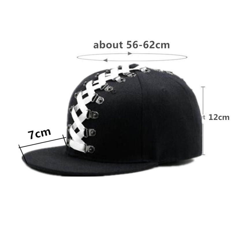 Neuartige Punk-Style Hip-Hop-K – Snapback Hat Flat Bewertung und Preis