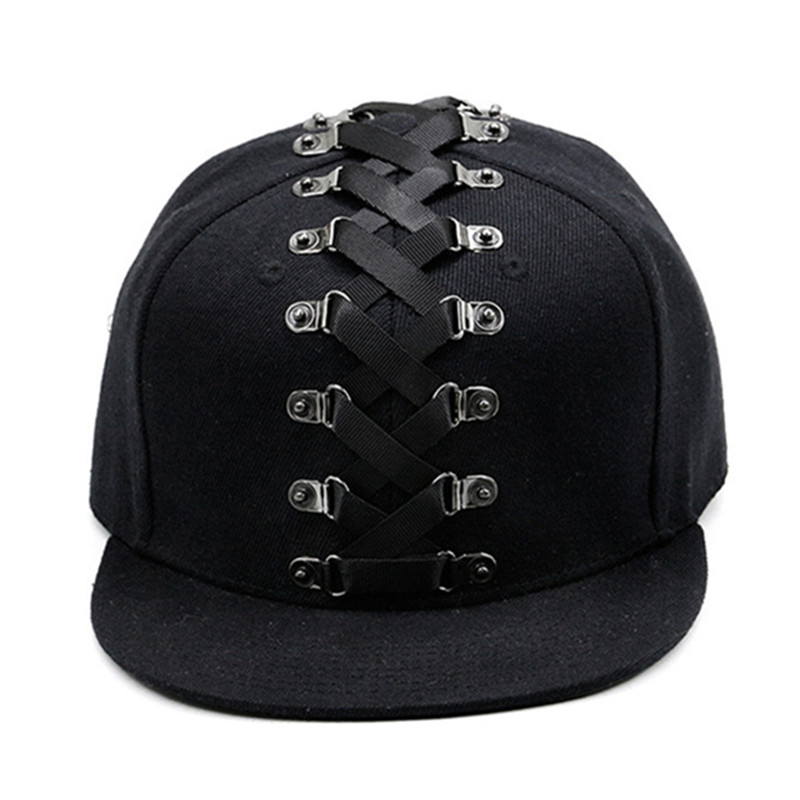 Neuartige Punk-Style Hip-Hop-K – Snapback Hat Flat Bewertung und Preis