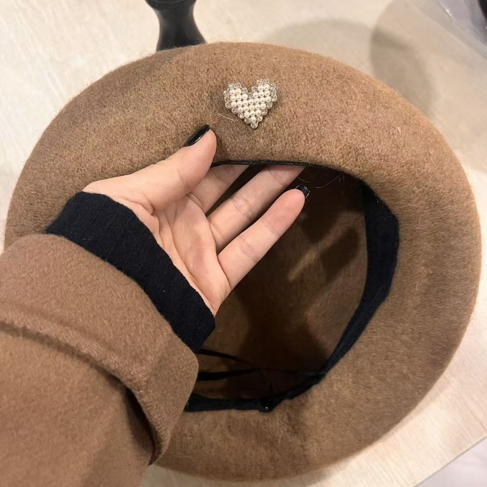 Modische Warme Winter-Wollmütz – Beret French Wool Bewertung und Preis