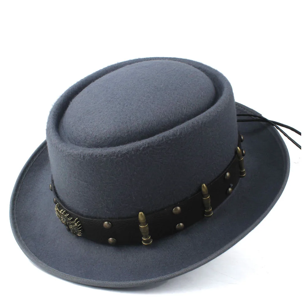 Pork-Pie-Hut für Herren und Da – Fedora Hat Wool Bewertung und Preis