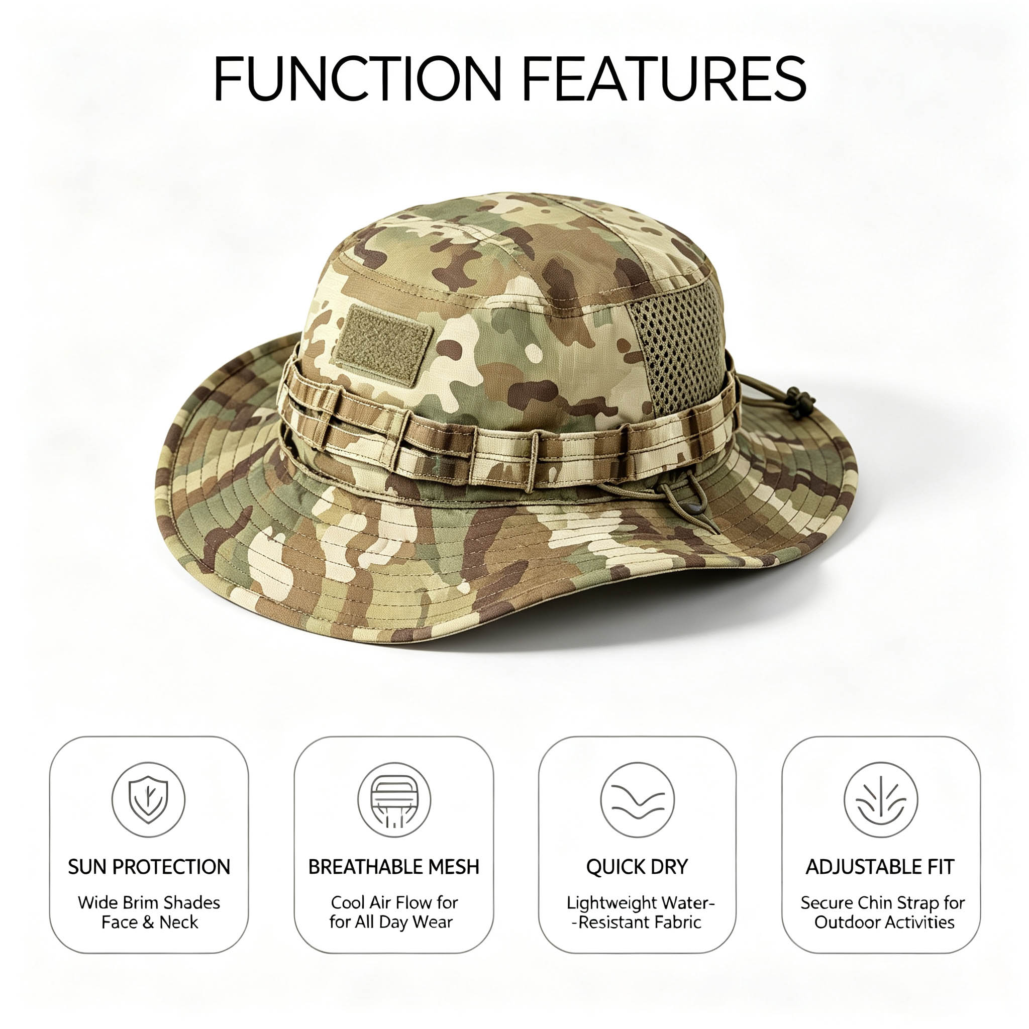 Taktischer Boonie-Hut für Herr – Boonie Hat Tactical Bewertung und Preis