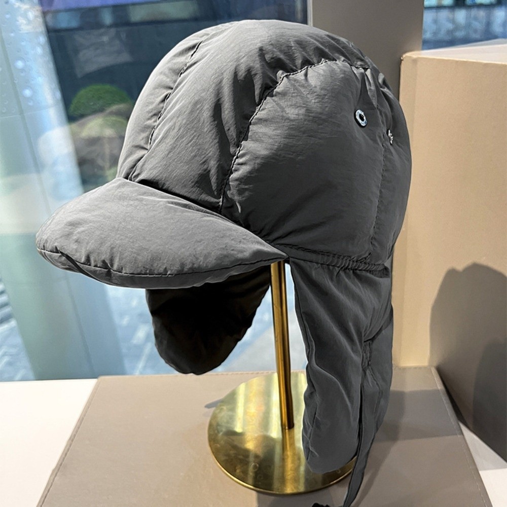 Einfarbige, gepolsterte Bomber – Trapper Hat Ear Flap Bewertung und Preis