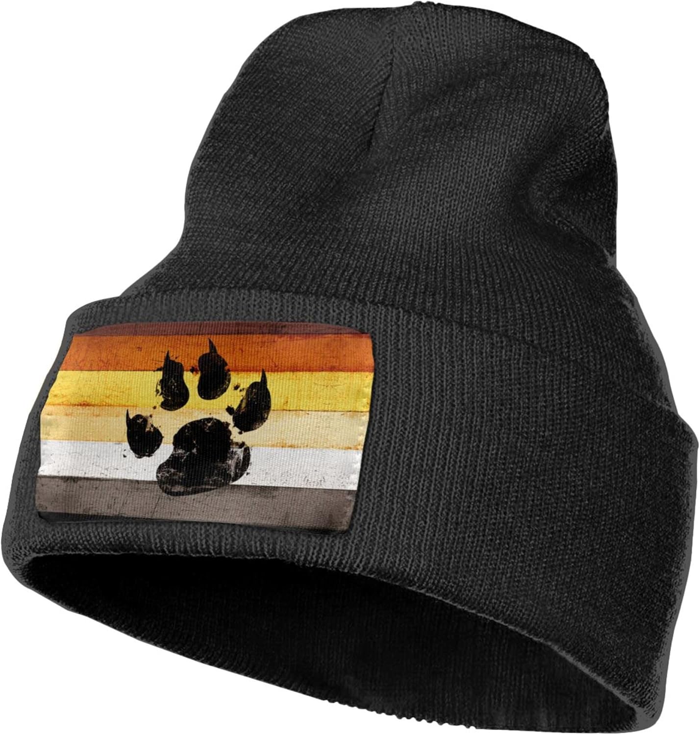Gay Flag Bear Paw LGBT Strickm – Beanie Cuffed Knit Bewertung und Preis