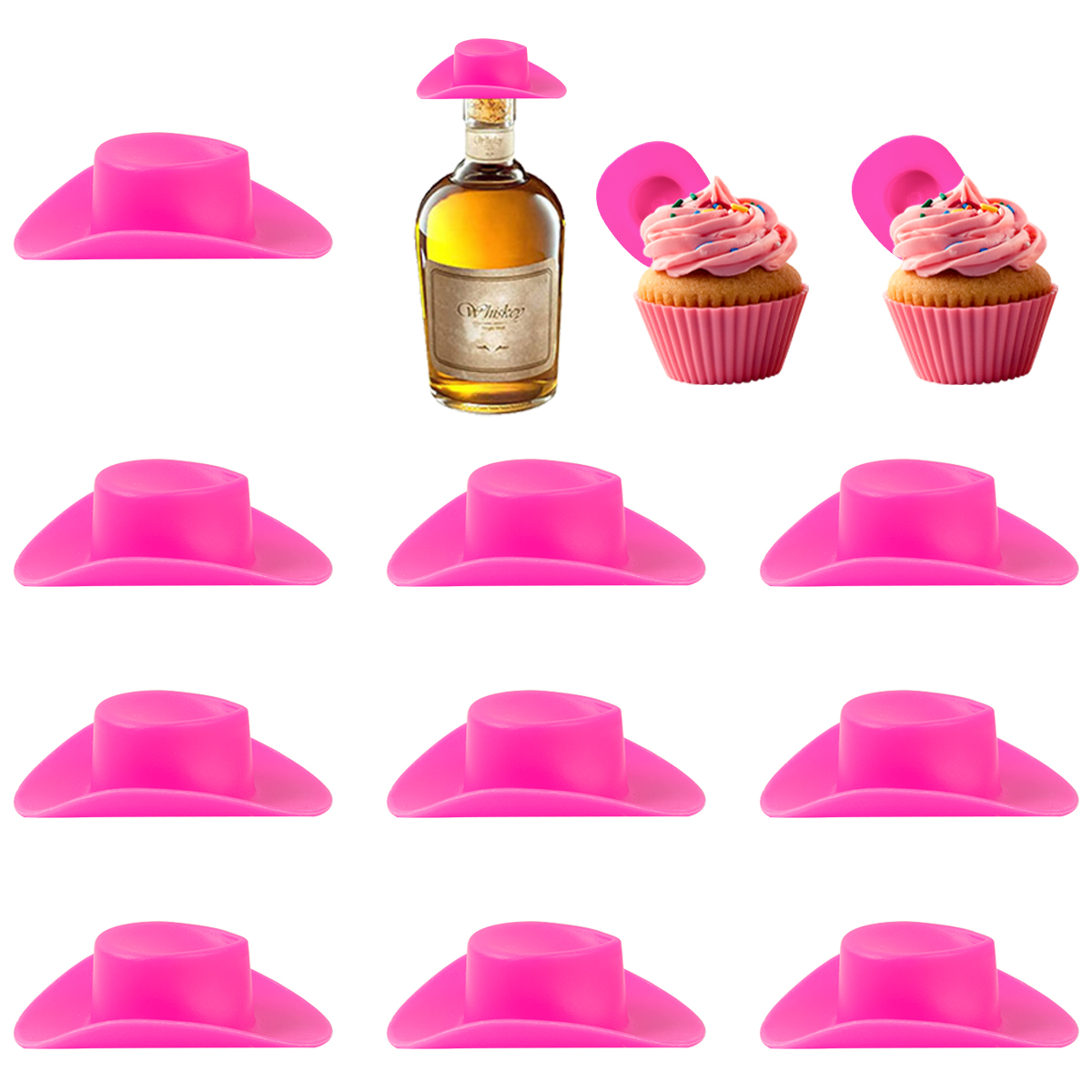 Letzte Rodeo rosa Junggesellin – Cowboy Hat Straw Bewertung und Preis