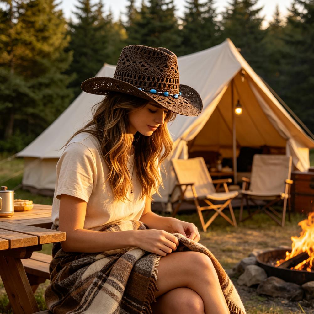 Cowboyhut mit breiter Krempe,  – Cowboy Hat Straw Bewertung und Preis