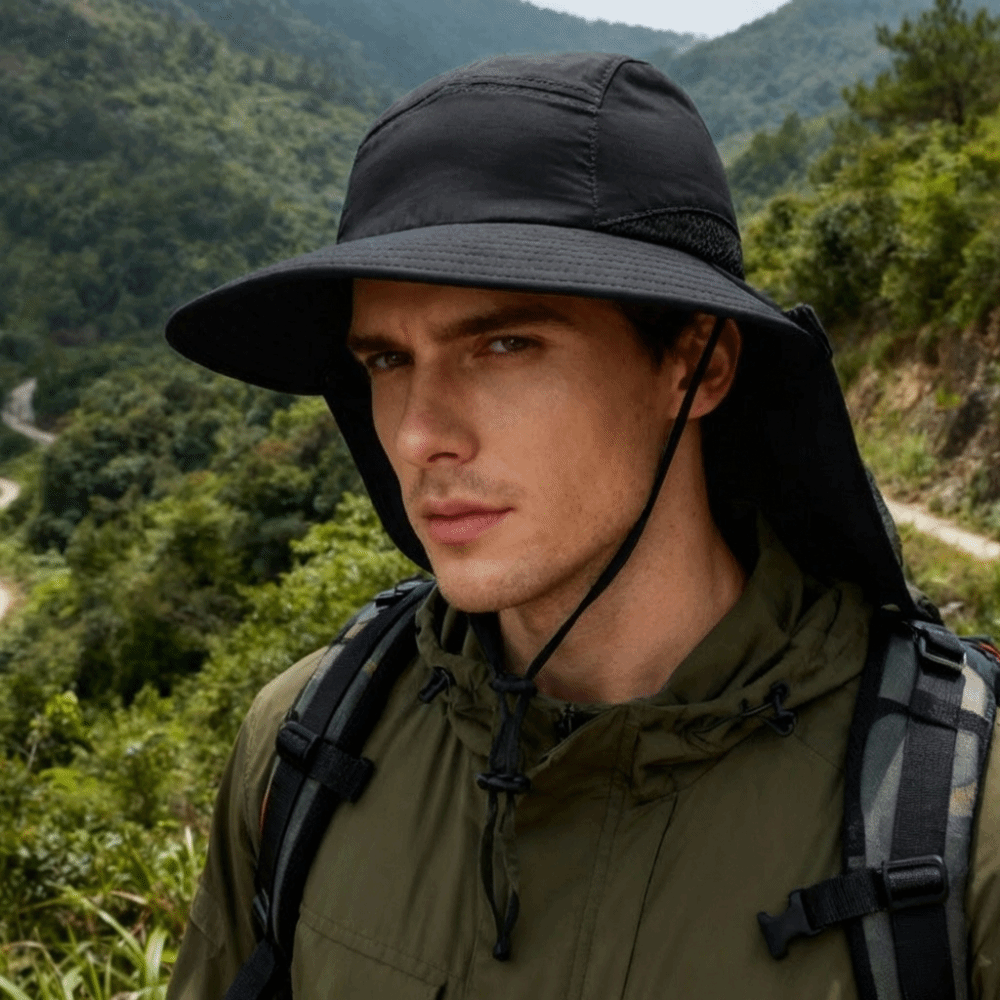 Sonnenhut mit breiter Krempe,  – Bucket Hat Cotton Bewertung und Preis