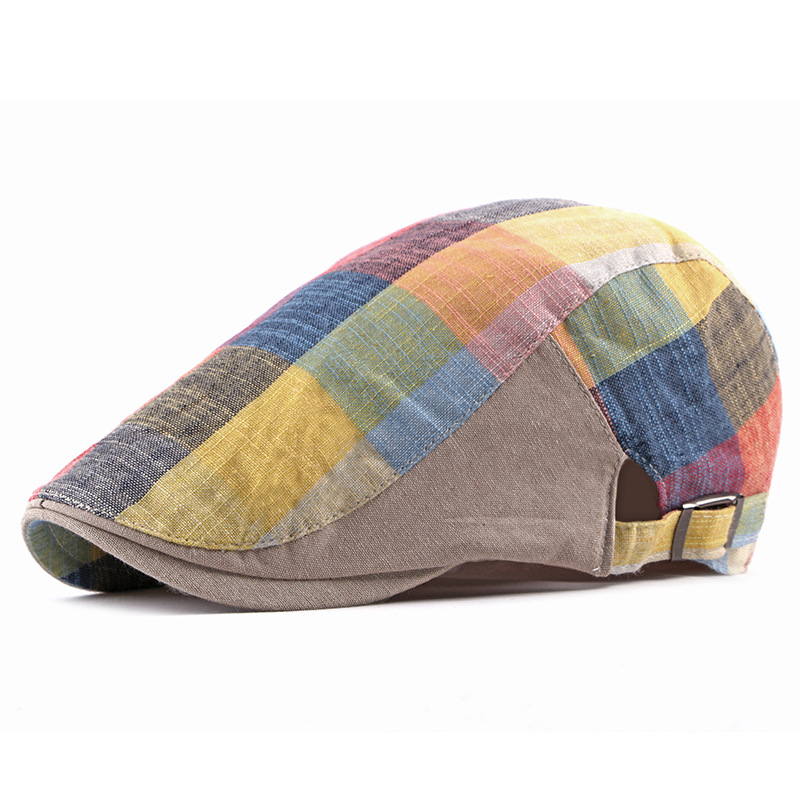 Unisex Baumwoll-Karo-Newsboy-B – Newsboy Cap Ivy Bewertung und Preis